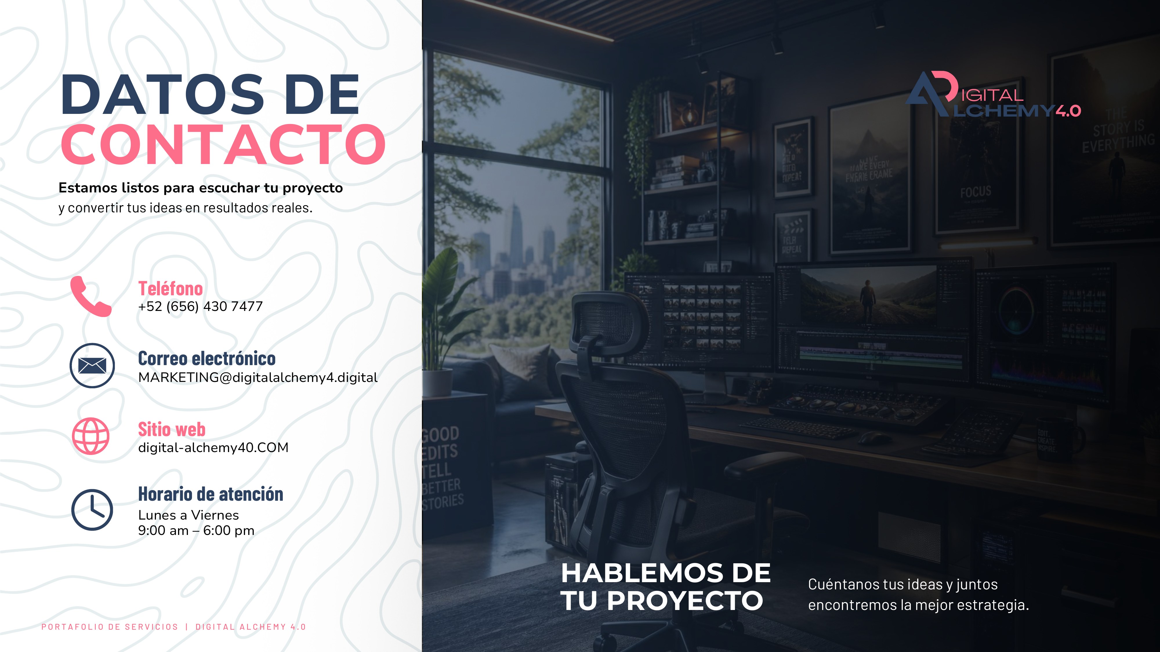 Página del portafolio Digital Alchemy 4.0 — 9