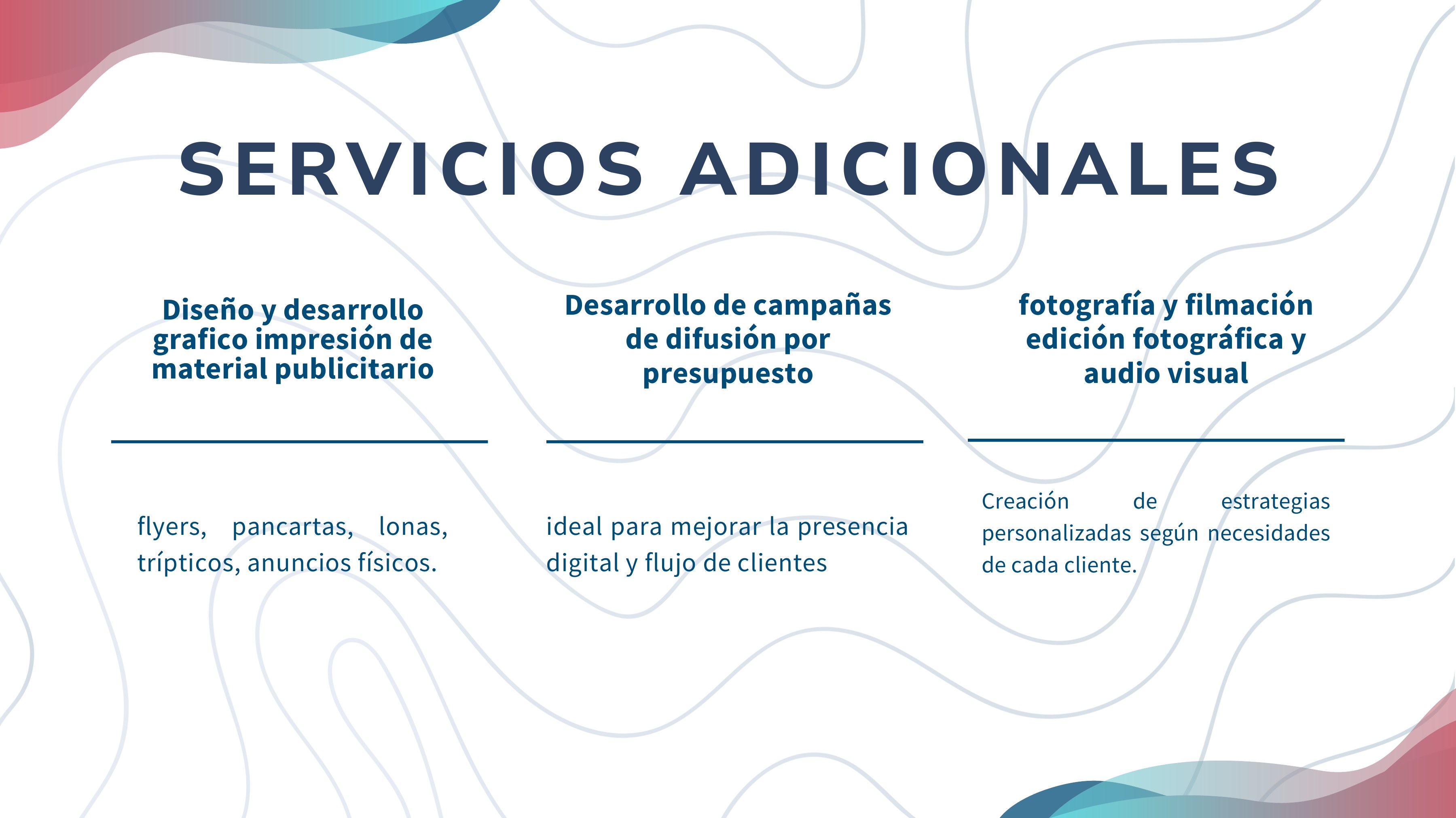 Página del catálogo de servicios Digital Alchemy 4.0 — 16