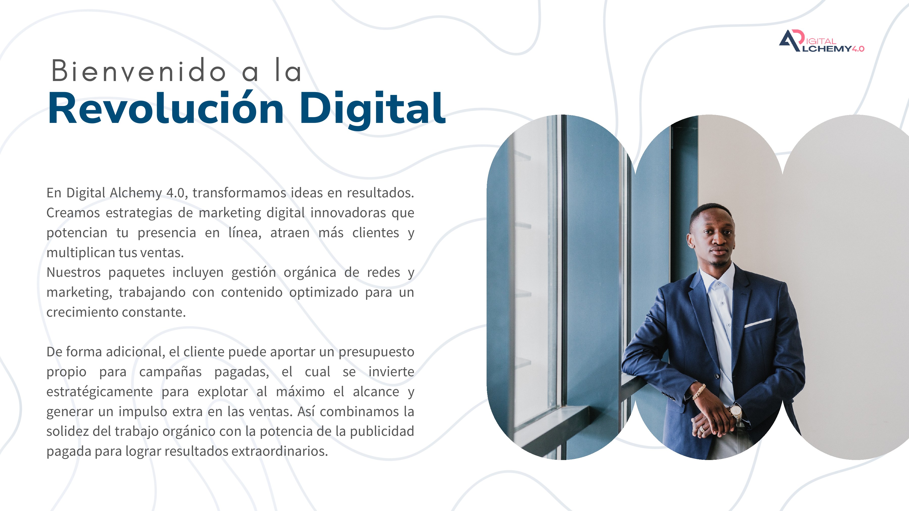 Página del catálogo de servicios Digital Alchemy 4.0 — 3